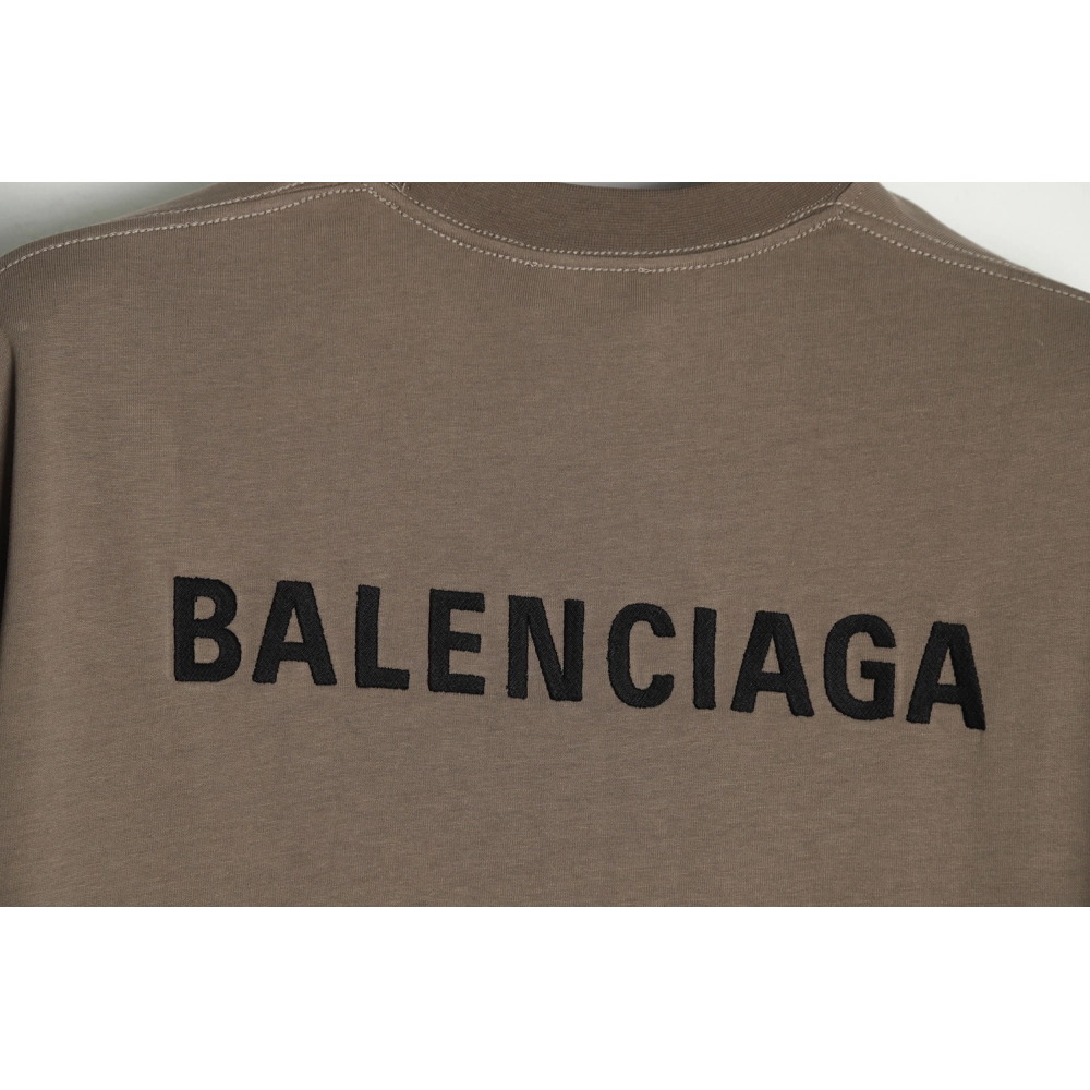 Balenciaga 22SS back embroidered letter slogan T-Shirt,All order with free shipping Balenciaga
