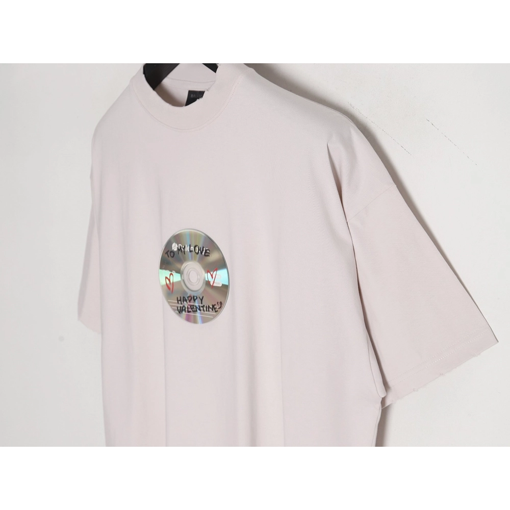 Balenciaga 24SS Valentine¡¯s Day limited CD short-sleeved T-shirt,All order with free shipping Balenciaga