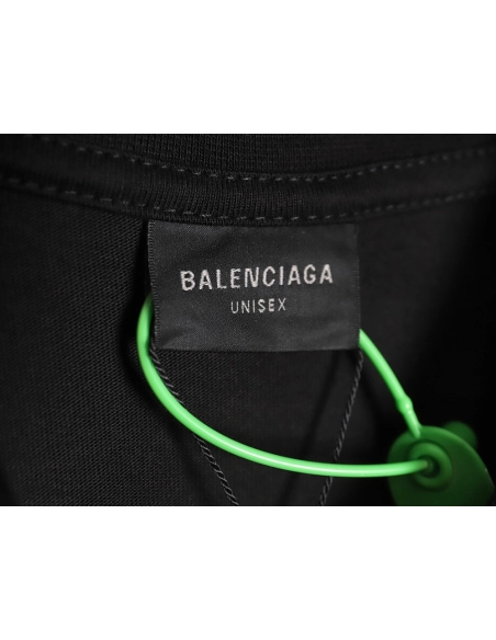 Balenciaga 23SS Energy Saving Logo Fridge Magnet Short Sleeve T-shirt,All order with free shipping Balenciaga