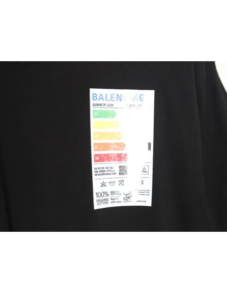 Balenciaga 23SS Energy Saving Logo Fridge Magnet Short Sleeve T-shirt,All order with free shipping Balenciaga