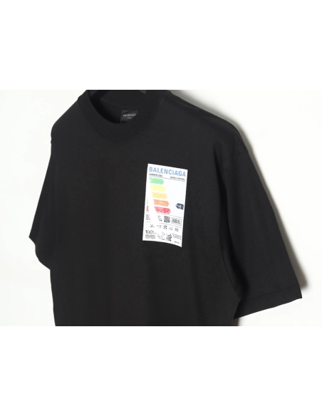 Balenciaga 23SS Energy Saving Logo Fridge Magnet Short Sleeve T-shirt,All order with free shipping Balenciaga