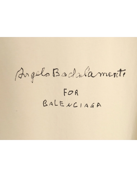 Balenciaga 24SS Music Score Short Sleeve T-Shirt,All order with free shipping Balenciaga