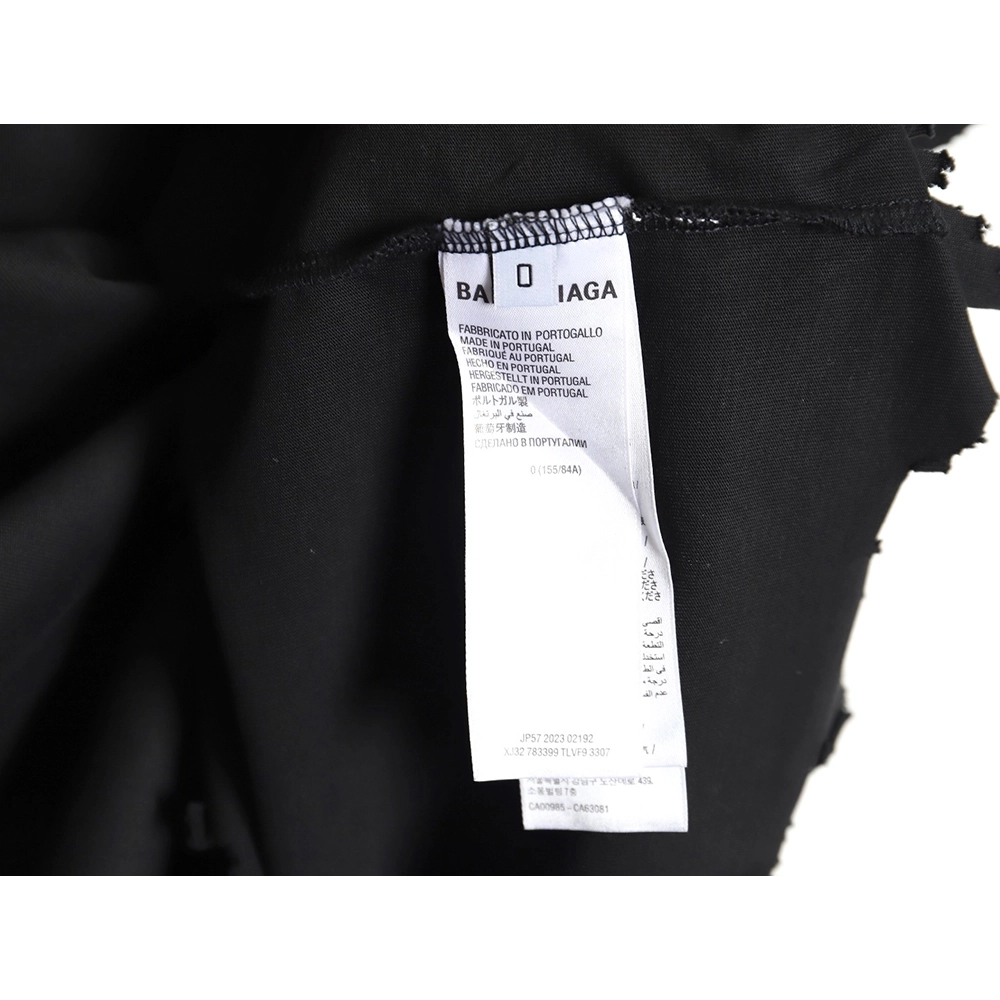 Balenciaga 24SS double ring small embroidered tassel short-sleeved T-shirt TSK2,All order with free shipping Balenciaga