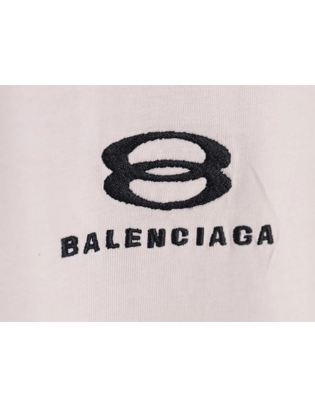 Balenciaga 24SS double ring small embroidered tassel short-sleeved T-shirt TSK1,All order with free shipping Balenciaga