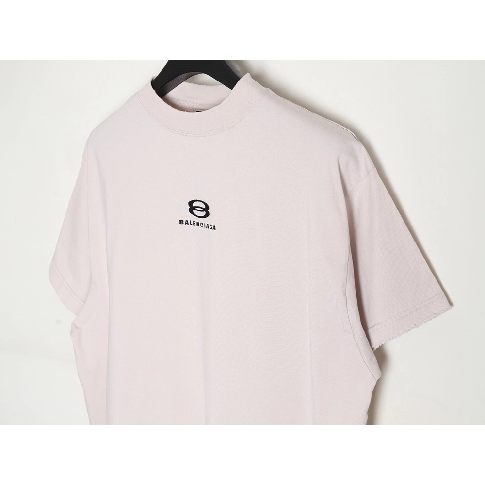 Balenciaga 24SS double ring small embroidered tassel short-sleeved T-shirt TSK1,All order with free shipping Balenciaga