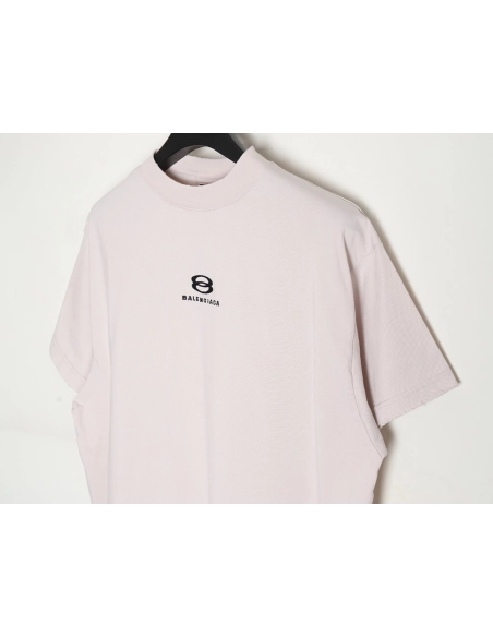 Balenciaga 24SS double ring small embroidered tassel short-sleeved T-shirt TSK1,All order with free shipping Balenciaga