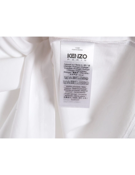 KENZO 24SS black label red embroidered letters T-shirt,All order with free shipping Kenzo