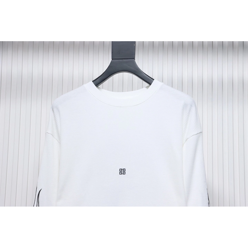 Givenchy Dragon Year Limited Edition Waffle Long Sleeve T-shirt TSK1,All order with free shipping Givenchy