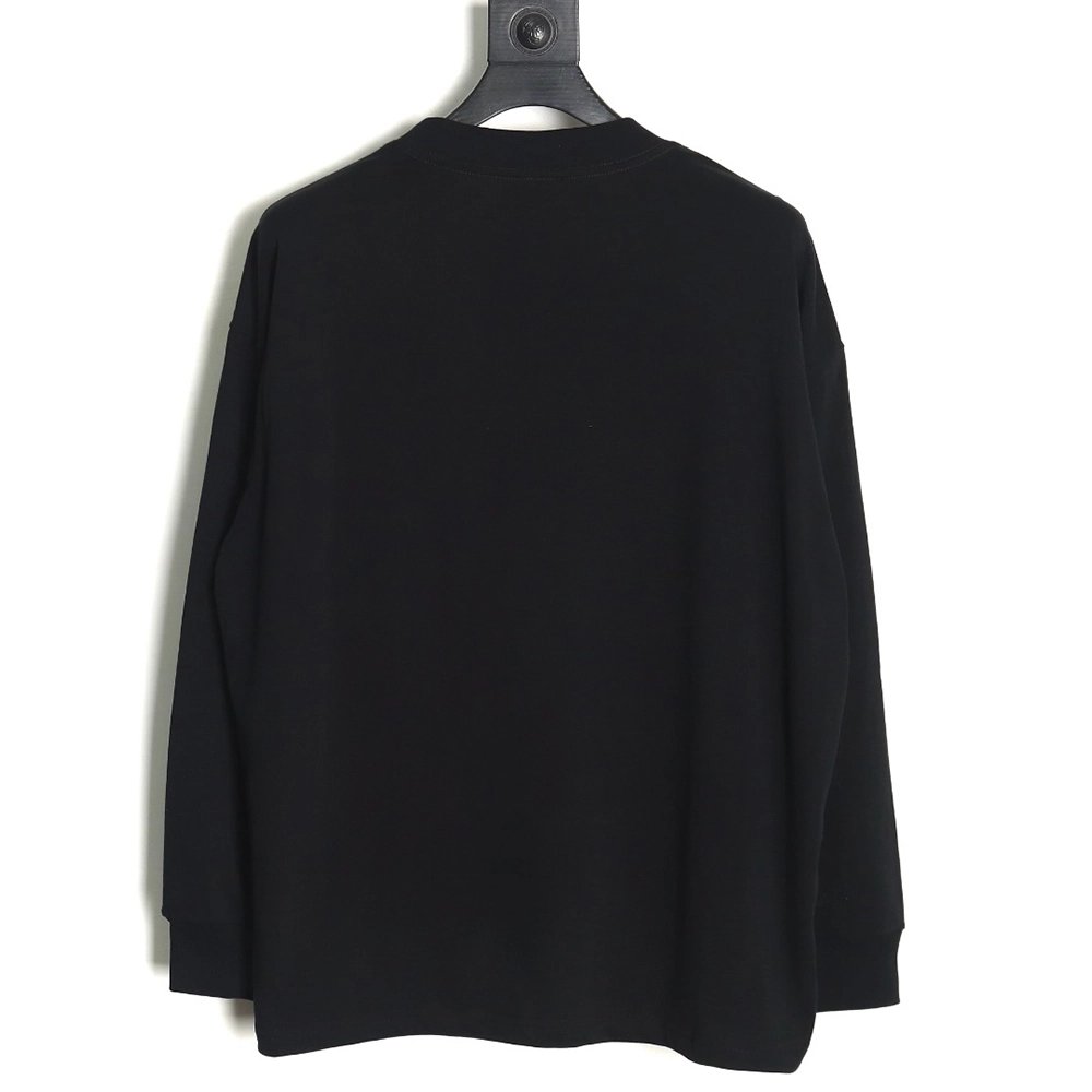 We11 Done dynamic letter print long-sleeved T-shirt,All order with free shipping We11done