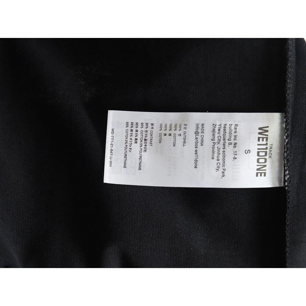 We11 Done dynamic letter print long-sleeved T-shirt,All order with free shipping We11done