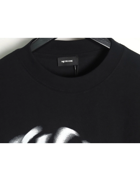 We11 Done dynamic letter print long-sleeved T-shirt,All order with free shipping We11done