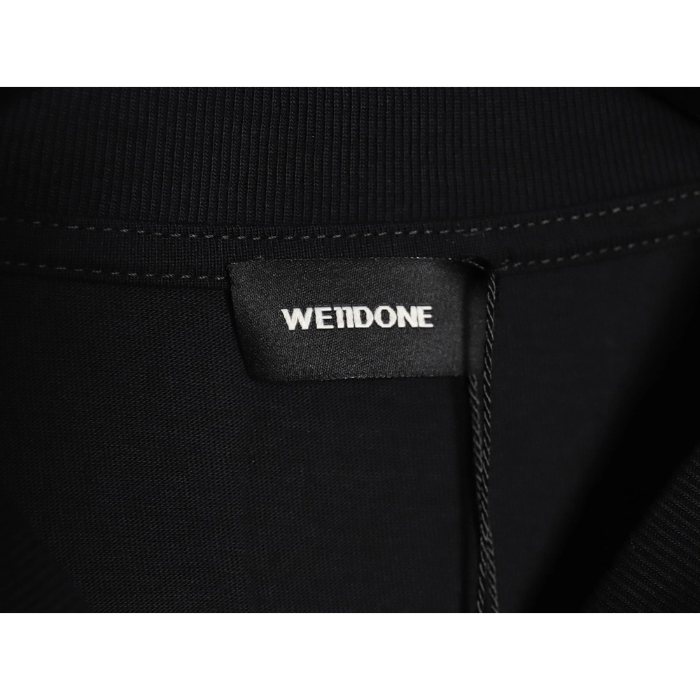 We11 Done wool bear print long-sleeved T-shirt,All order with free shipping We11done