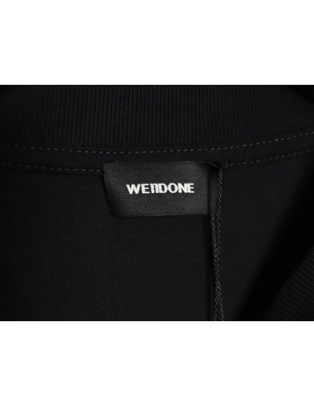 We11 Done wool bear print long-sleeved T-shirt,All order with free shipping We11done