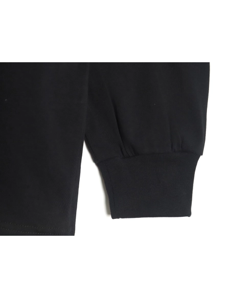 We11 Done wool bear print long-sleeved T-shirt,All order with free shipping We11done