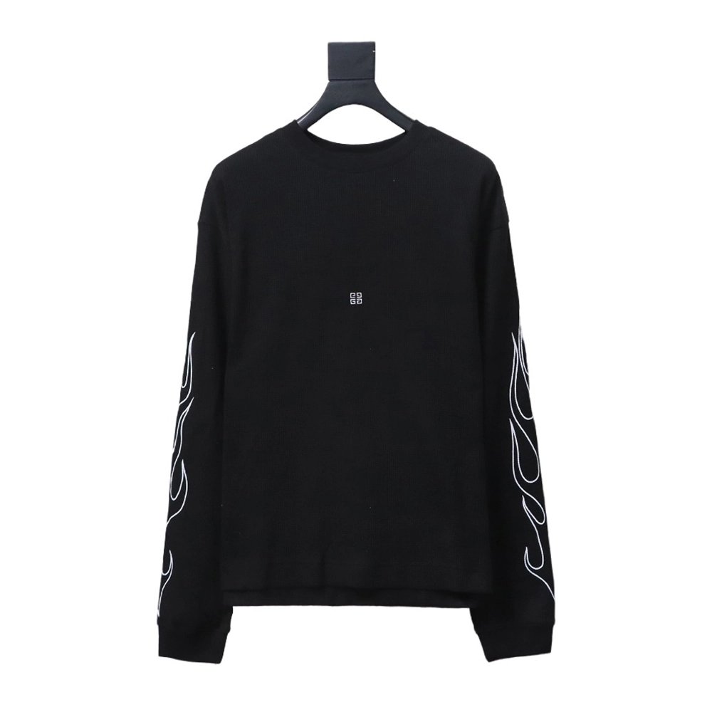 Givenchy Dragon Year Limited Edition Waffle Long Sleeve T-shirt,All order with free shipping Givenchy
