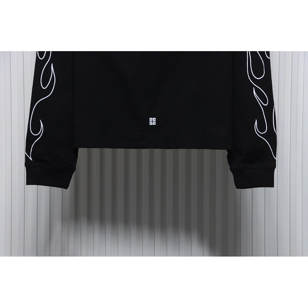 Givenchy Dragon Year Limited Edition Waffle Long Sleeve T-shirt,All order with free shipping Givenchy