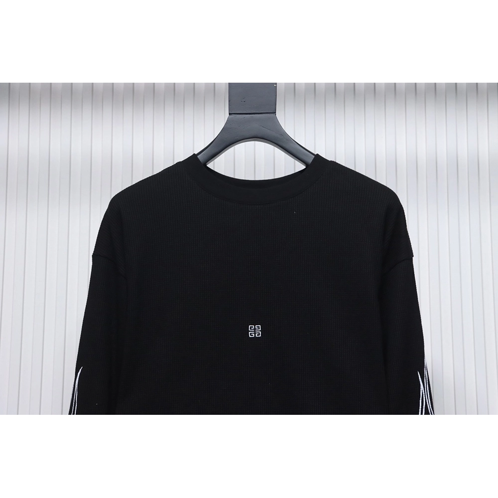 Givenchy Dragon Year Limited Edition Waffle Long Sleeve T-shirt,All order with free shipping Givenchy