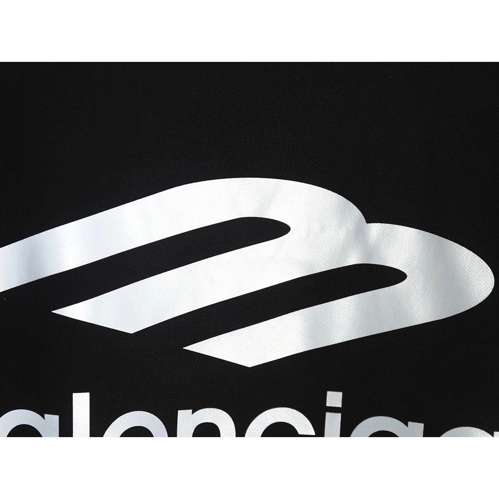 Balenciaga 3B printed V-neck long-sleeved ski T-shirt TSK2,All order with free shipping Balenciaga