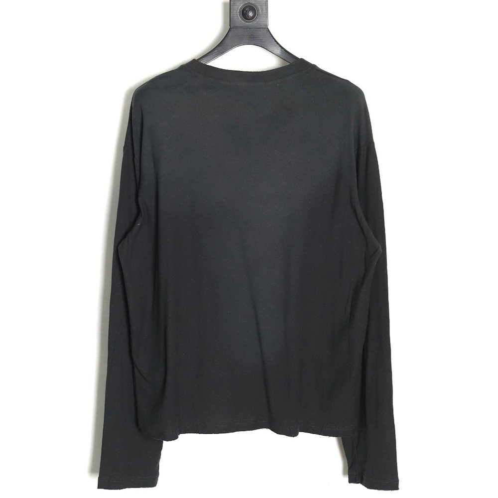 Acne studios 1996 sandblasted distressed washed long-sleeved T-shirt TSK3,All order with free shipping Acne Studios