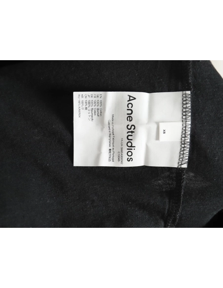 Acne studios 1996 sandblasted distressed washed long-sleeved T-shirt TSK3,All order with free shipping Acne Studios