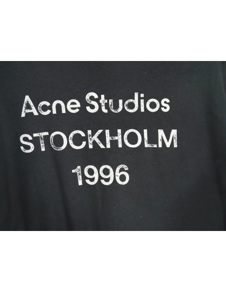 Acne studios 1996 sandblasted distressed washed long-sleeved T-shirt TSK3,All order with free shipping Acne Studios