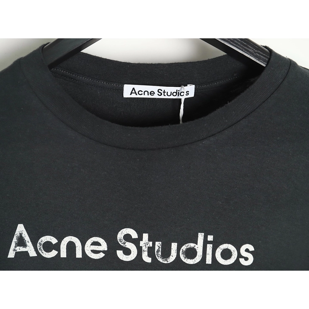 Acne studios 1996 sandblasted distressed washed long-sleeved T-shirt TSK3,All order with free shipping Acne Studios