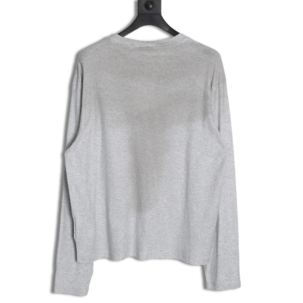 Acne studios 1996 sandblasted distressed washed long-sleeved T-shirt TSK2,All order with free shipping Acne Studios