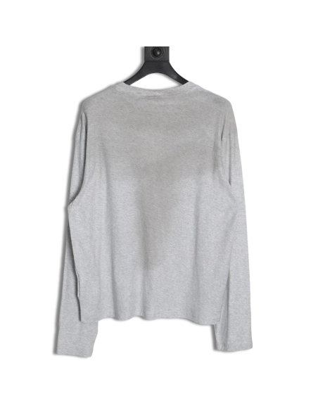 Acne studios 1996 sandblasted distressed washed long-sleeved T-shirt TSK2,All order with free shipping Acne Studios