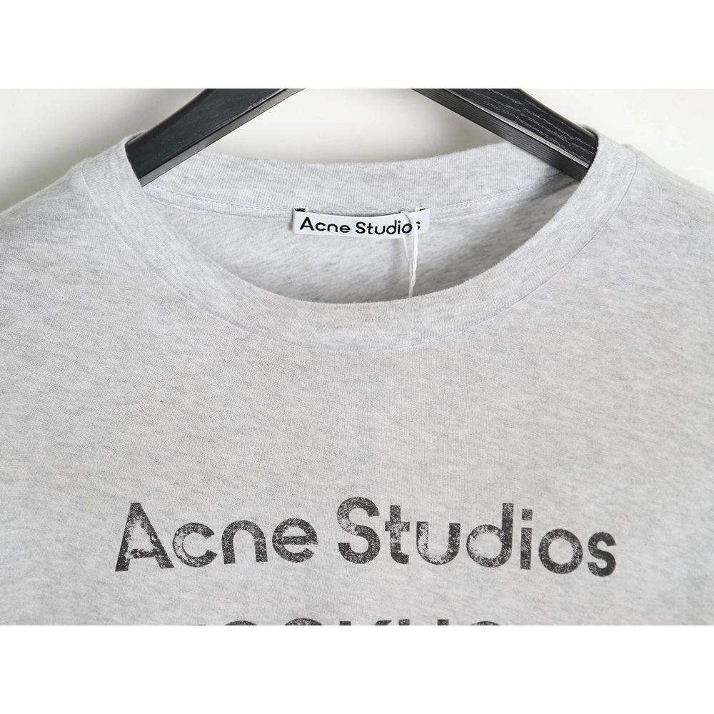 Acne studios 1996 sandblasted distressed washed long-sleeved T-shirt TSK2,All order with free shipping Acne Studios