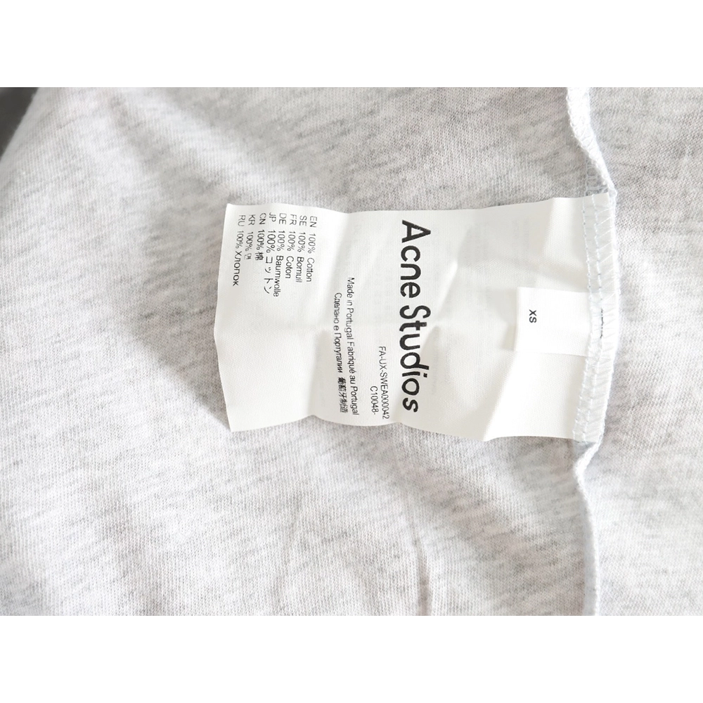 Acne studios 1996 sandblasted distressed washed long-sleeved T-shirt TSK2,All order with free shipping Acne Studios