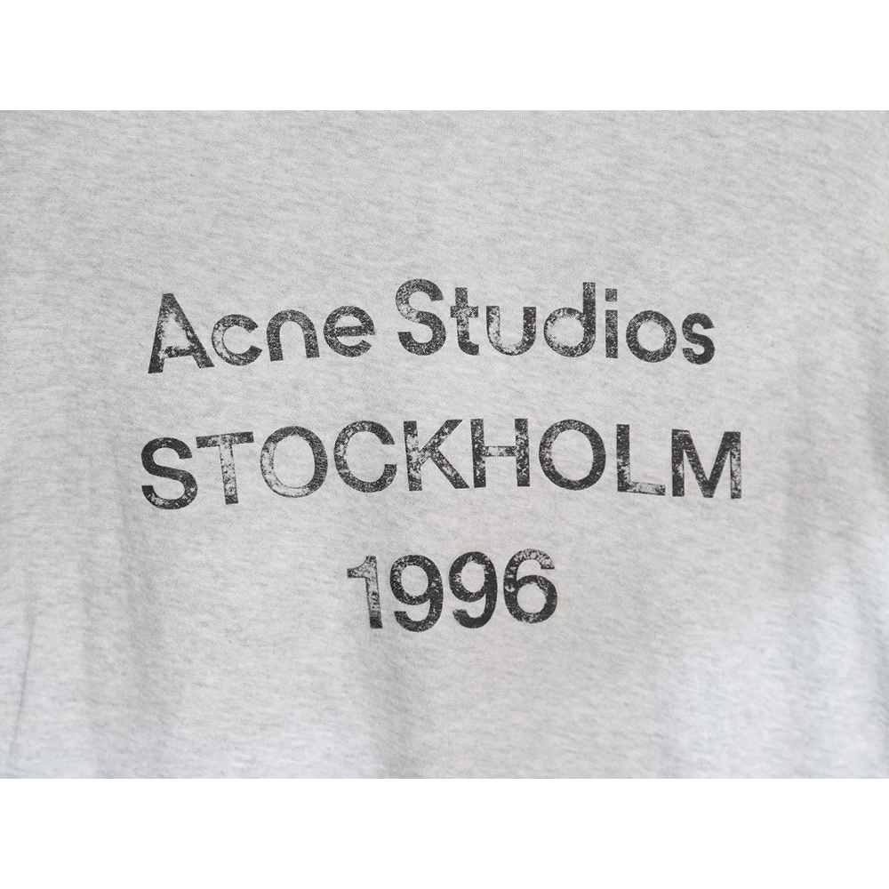 Acne studios 1996 sandblasted distressed washed long-sleeved T-shirt TSK2,All order with free shipping Acne Studios