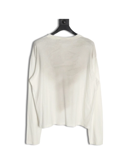 Acne studios 1996 sandblasted distressed washed long-sleeved T-shirt TSK1,All order with free shipping Acne Studios