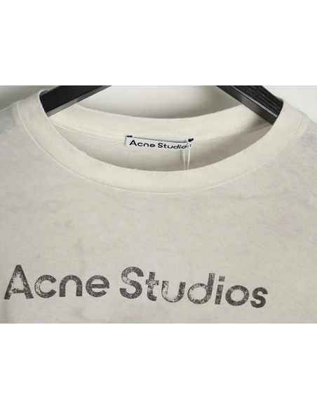 Acne studios 1996 sandblasted distressed washed long-sleeved T-shirt TSK1,All order with free shipping Acne Studios