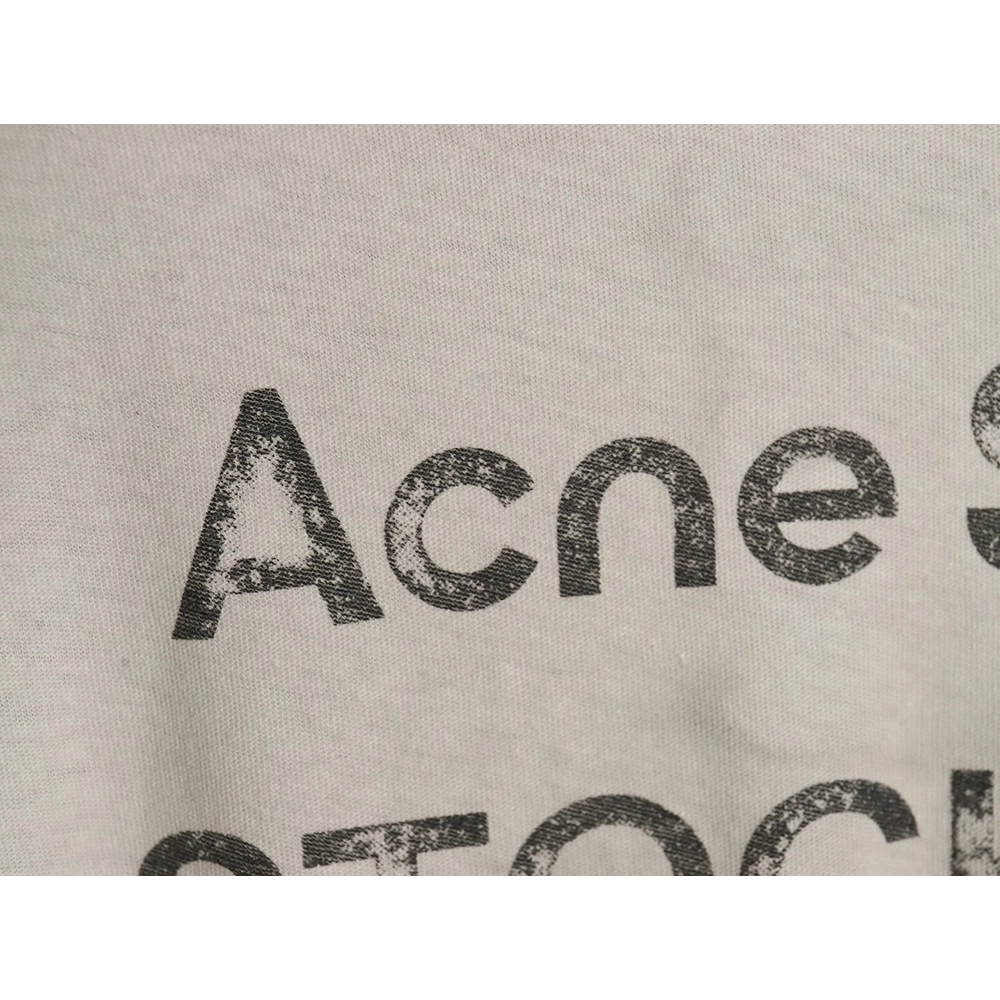Acne studios 1996 sandblasted distressed washed long-sleeved T-shirt TSK1,All order with free shipping Acne Studios