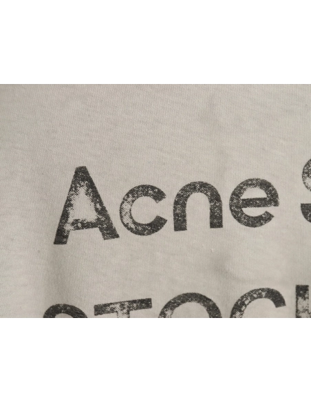 Acne studios 1996 sandblasted distressed washed long-sleeved T-shirt TSK1,All order with free shipping Acne Studios