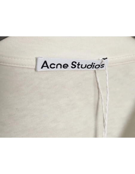 Acne studios 1996 sandblasted distressed washed long-sleeved T-shirt TSK1,All order with free shipping Acne Studios