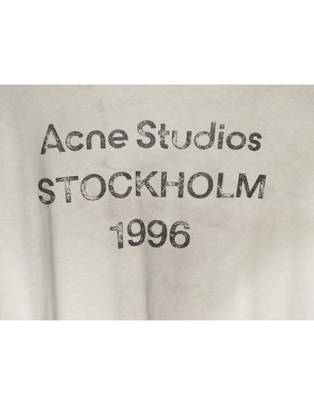 Acne studios 1996 sandblasted distressed washed long-sleeved T-shirt TSK1,All order with free shipping Acne Studios