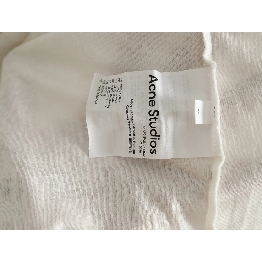 Acne studios 1996 sandblasted distressed washed long-sleeved T-shirt TSK1,All order with free shipping Acne Studios