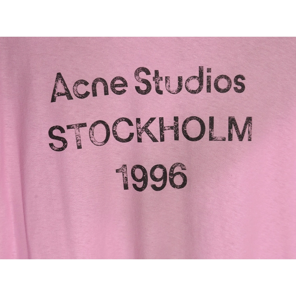 Acne studios 1996 sandblasted distressed washed long-sleeved T-shirt,All order with free shipping Acne Studios