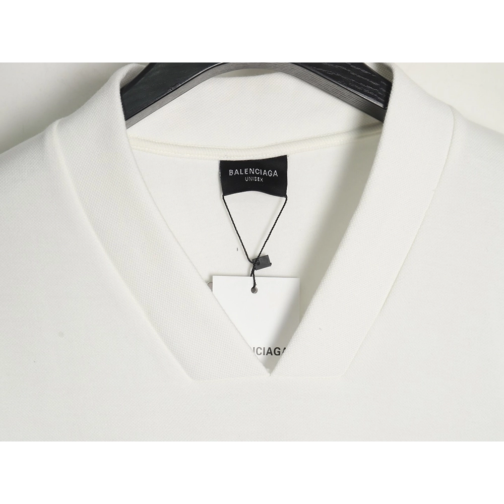 Balenciaga 3B printed V-neck long-sleeved ski T-shirt,All order with free shipping Balenciaga