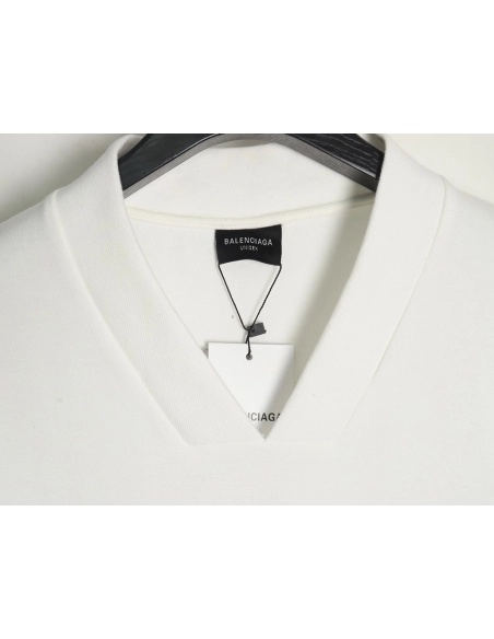 Balenciaga 3B printed V-neck long-sleeved ski T-shirt,All order with free shipping Balenciaga