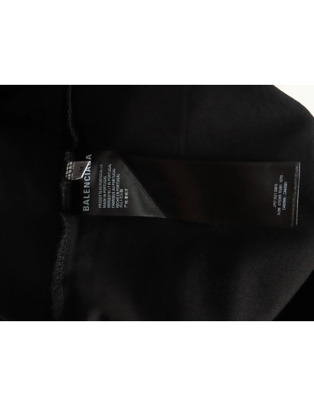 Balenciaga mud-dyed distressed metal Sanskrit long-sleeved T-shirt,All order with free shipping Balenciaga