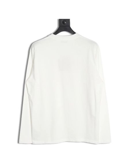 Miu Miu long-sleeved T-shirt with alphabet patchwork,All order with free shipping Miu Miu