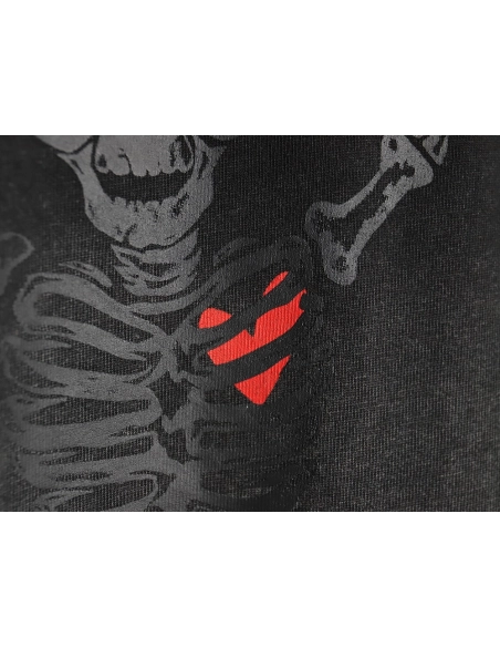 WE11 DONE Heart Skull Gradient Print Long Sleeve T-shirt TSK1,All order with free shipping We11done