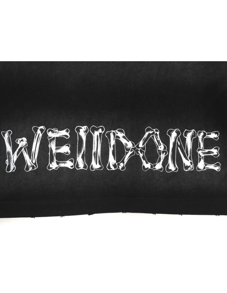 WE11 DONE Heart Skull Gradient Print Long Sleeve T-shirt TSK1,All order with free shipping We11done