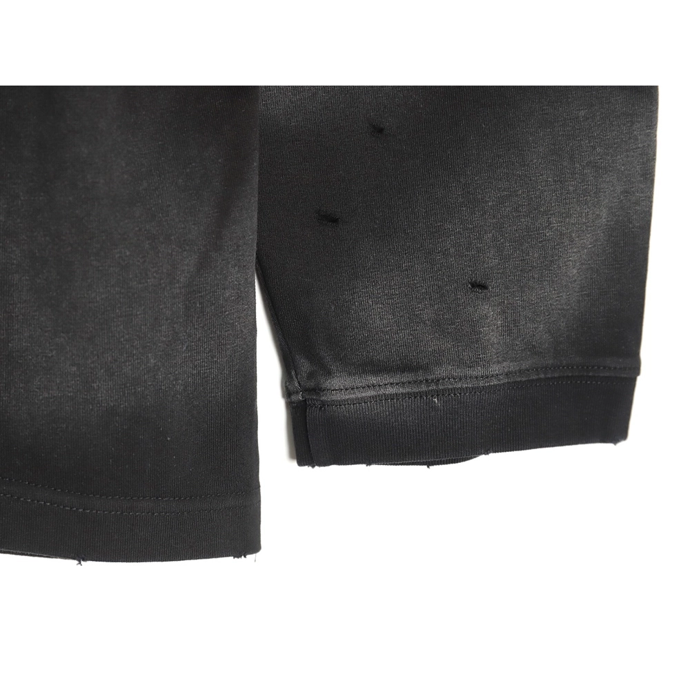 WE11 DONE Heart Skull Gradient Print Long Sleeve T-shirt TSK1,All order with free shipping We11done