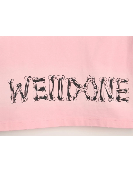 WE11 DONE Heart Skull Gradient Print Long Sleeve T-shirt,All order with free shipping We11done