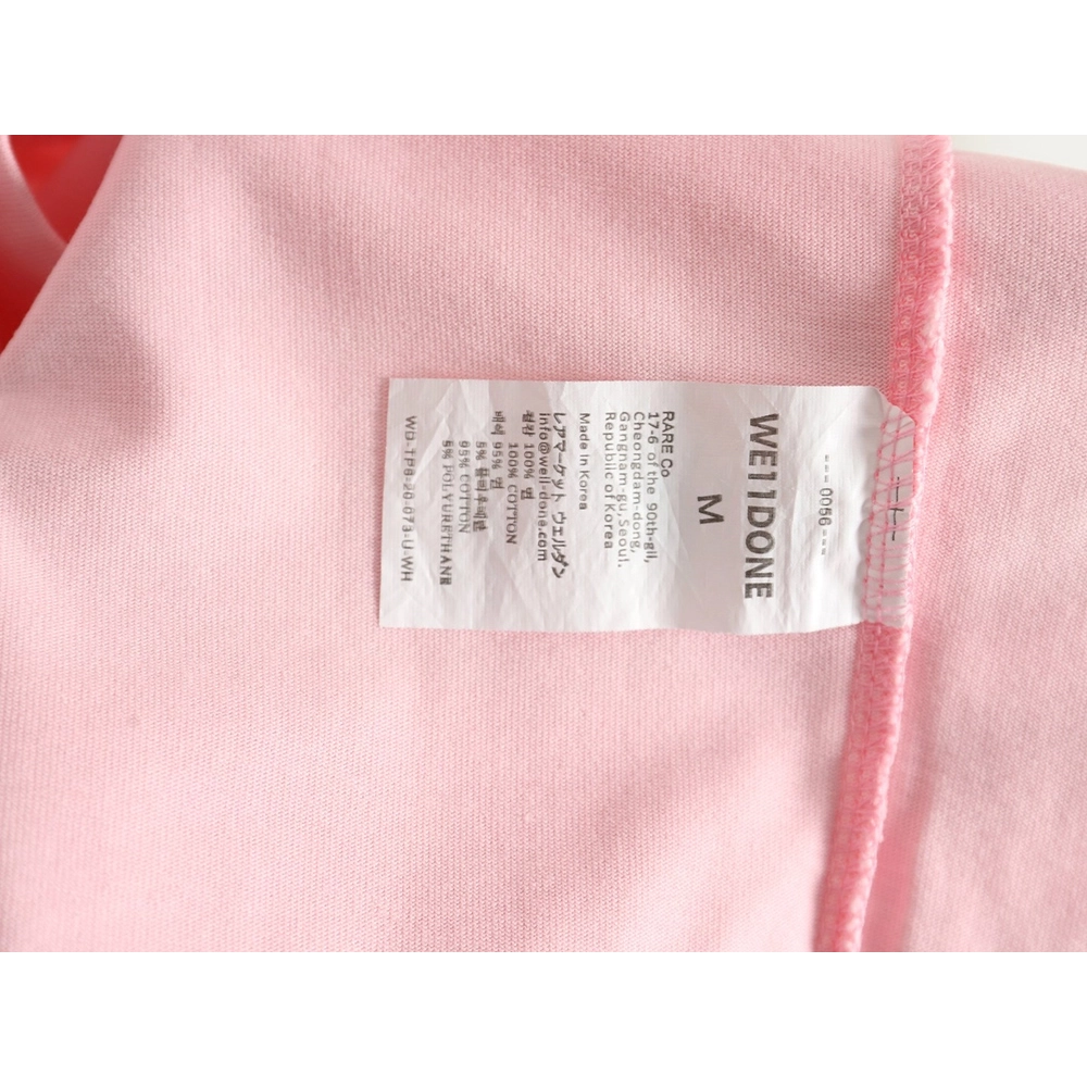 WE11 DONE Heart Skull Gradient Print Long Sleeve T-shirt,All order with free shipping We11done