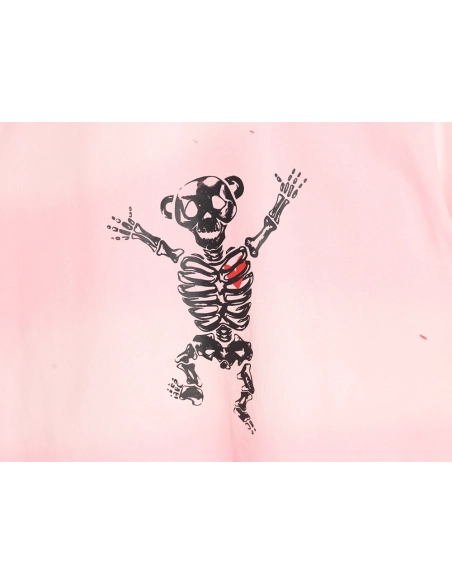 WE11 DONE Heart Skull Gradient Print Long Sleeve T-shirt,All order with free shipping We11done