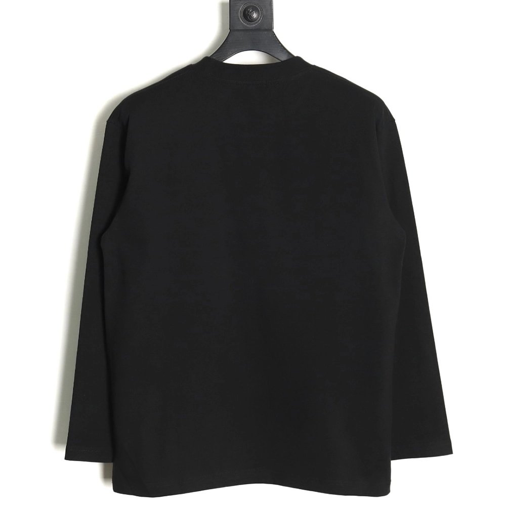 Prada pocket triangle metal logo long sleeve T-shirt TSK1,All order with free shipping Prada